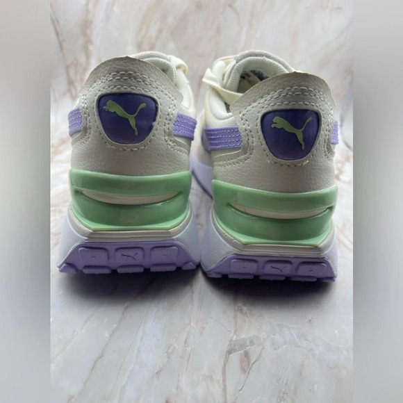 Puma Cruise Rider NU Satin Sneaker,
White + Pristine, Size US 5.5/EU 36.5, NIB - Picture 11 of 15